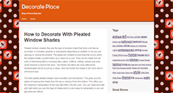 Desktop Screenshot of decorateplace.com